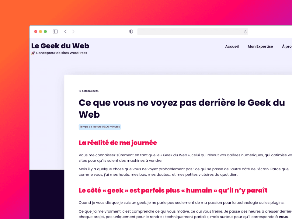 Blogue about the Geek -Desktop