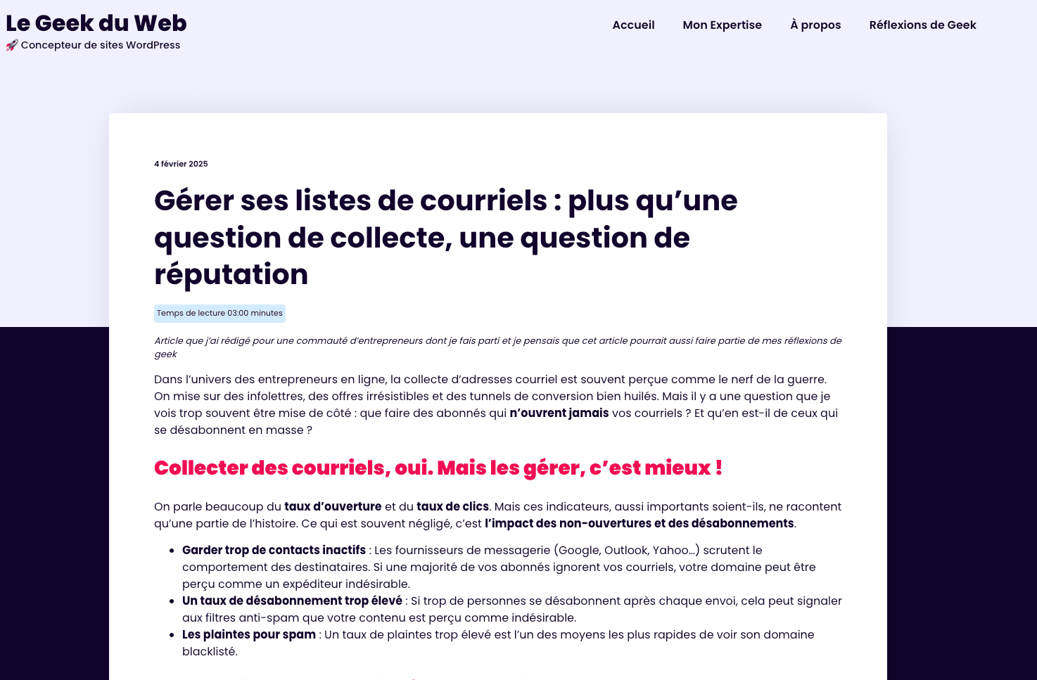 Gérer ses courriels aussi bien que les collecter