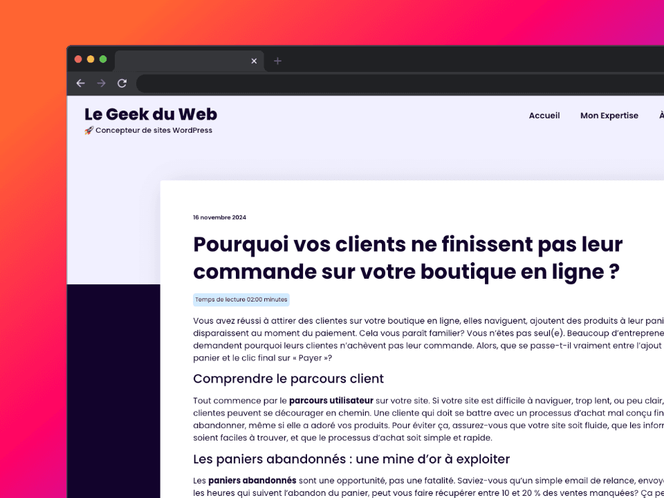 Pourquoi vos clientes partent-elles